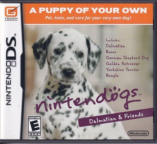 Nintendogs Dalmatian and Friends - DS - Amerikansk version (A Grade) (Genbrug)